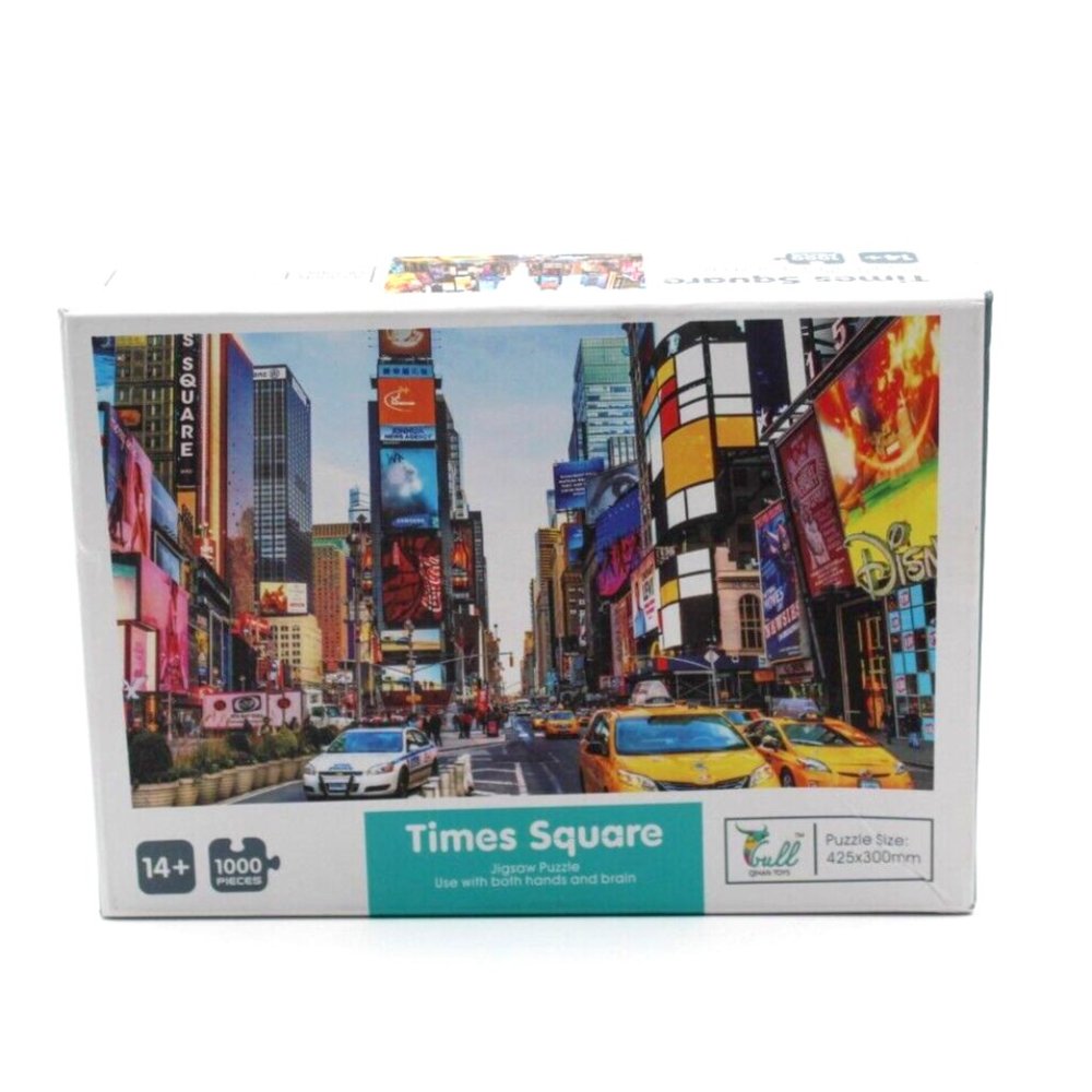 Gull Quan Puzzle Toys Times Square No. 9902 1000 Piece Jigsaw Puzzle 16" x 11"